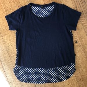 Perfect Condition J Crew XS Silk-Back Tee